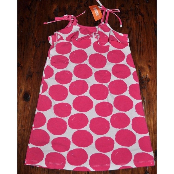 New GYMBOREE Daisy Park Retro Dots Shift Dress NWT - Picture 4 of 8